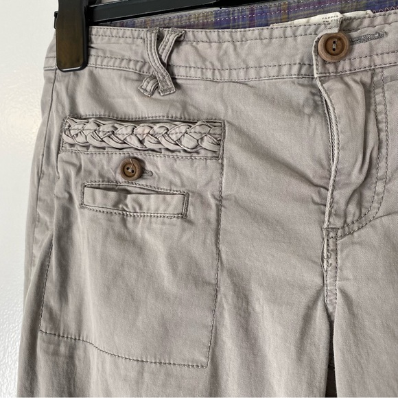 Anthropologie hei hei Grey Ankle Chino Pants - Picture 2 of 13